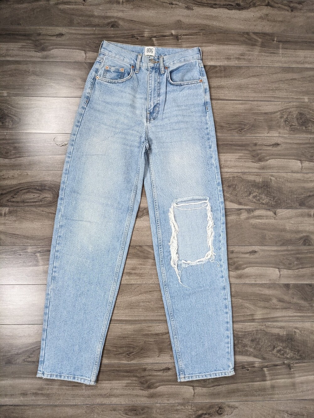 BDG Urban Outfitters Women's Jeans High Rise Baggy Size 25 Distressed
